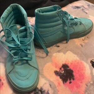 Vans Blue High-Top Sneakers with Padded Ankle Support